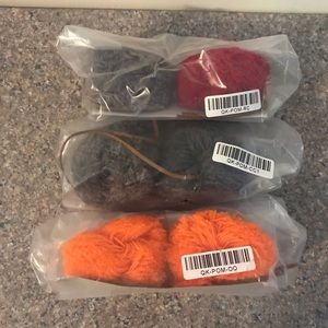 Set of 3 quilted koala PomPoms